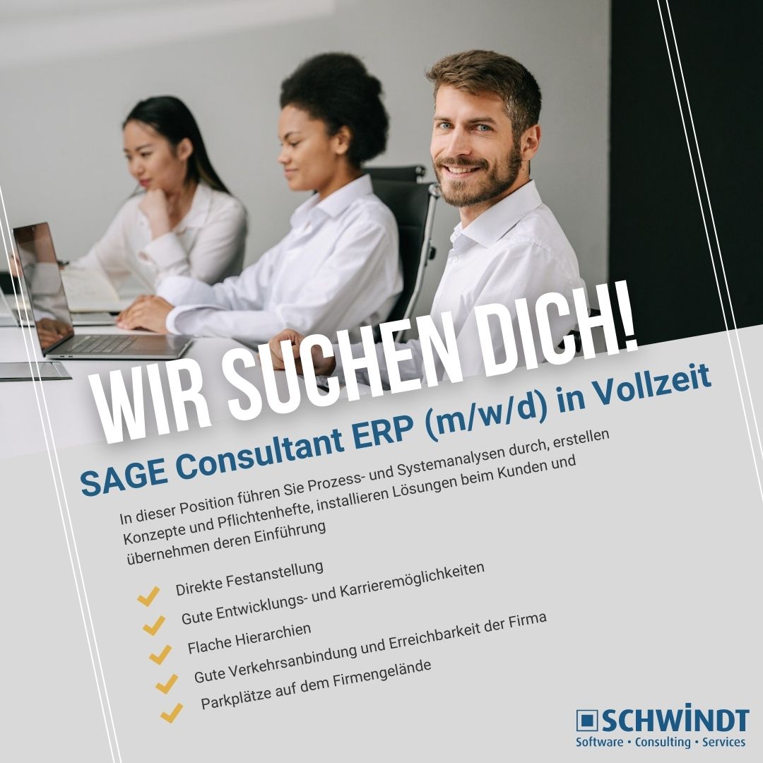 Sage Consultant Vertriebsausschreibung