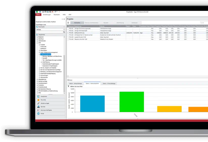 Sage Projektmanagement